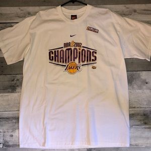 Nike LA Lakers NBA Championship T Shirt 3 peat 02